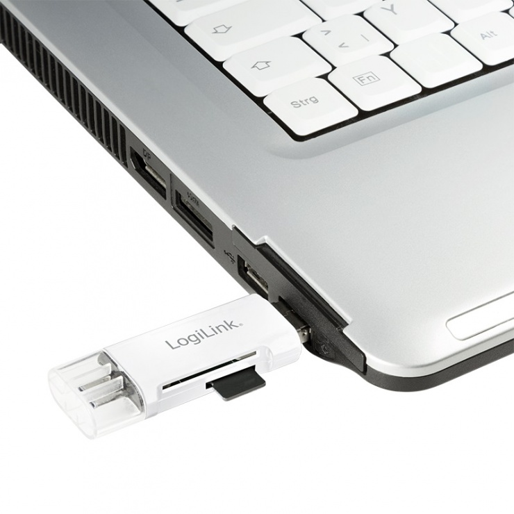 Imagine Cititor de carduri USB-C/USB-A/micro USB-B la SD/micro SD/MMC, Logilink CR0041